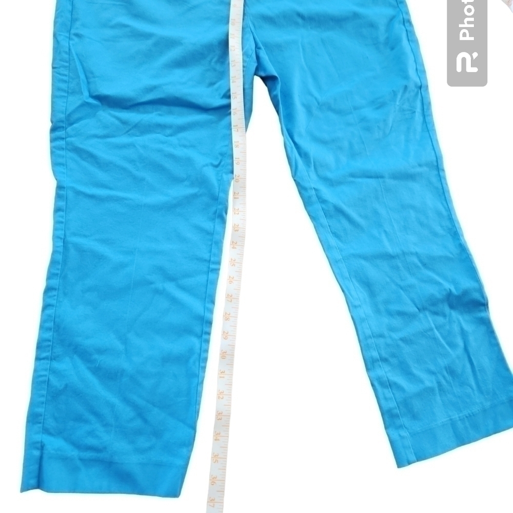 Lands End Mid Rise Slim Leg Chinos 16 - Picture 3 of 6